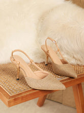 Women's Elegant Peep Toe High Heel Shoes, Minimalist & Practical Multi-Purpose